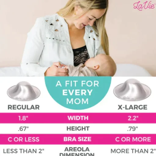 LaVie Silver Nursing Cups (XL)