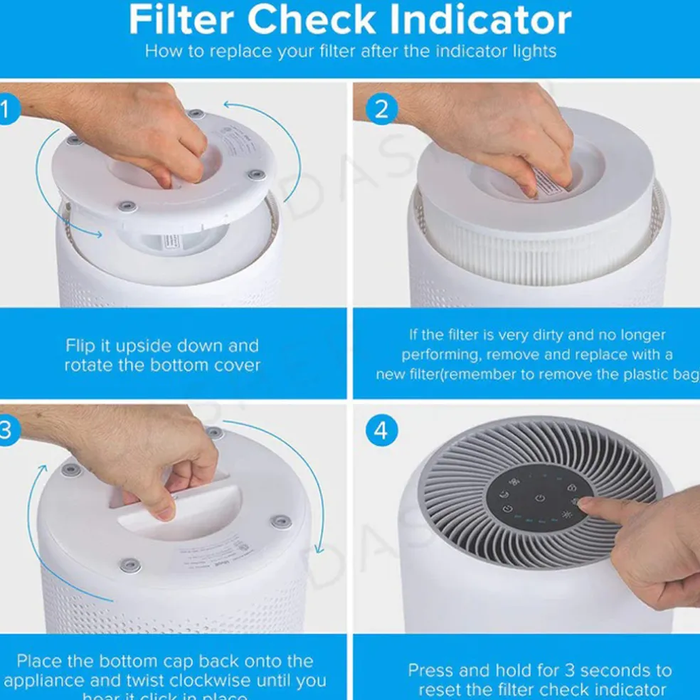 Levoit Core 300 Air Purifier Replacement Mold and Bacteria Filter
