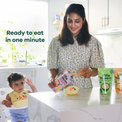 Little Blossom Organic Brown Rice Cereal | Apple & Spinach