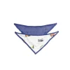 Little Rei Bandana Bib 2 Pc - Blue Train