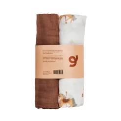 Little Rei Swaddle Blankets - 2pc