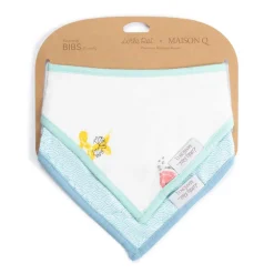 Little Rei x Maison Q Bandana Bib 2 Pc - Animal Balloon