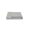 Living Textiles 100% Cotton Knit Stripe Blanket - Grey/white