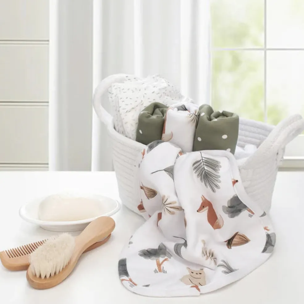 Living Textiles 4 Pack Wash Cloths