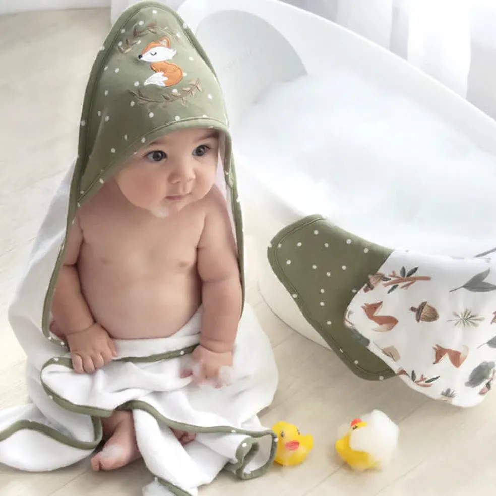 Living Textiles 4 Pack Wash Cloths