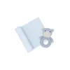 Living Textiles Jersey Swaddle & Rattle Gift Set