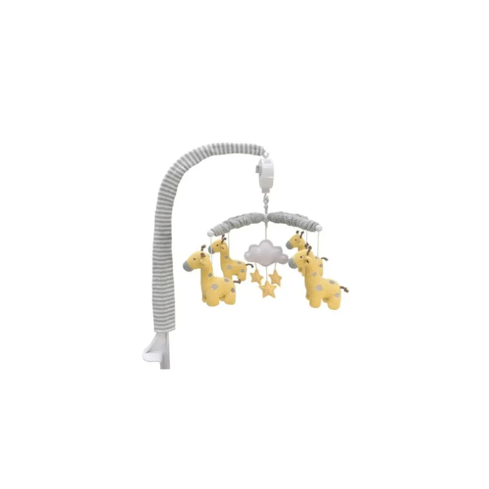Living Textiles Musical Mobile Set - Noah Giraffe