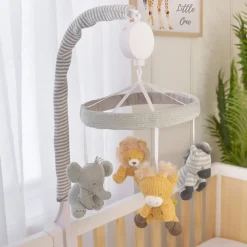 Living Textiles Musical Mobile Set - Savanna Babies