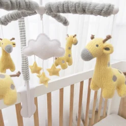 Living Textiles Musical Mobile Set - Noah Giraffe