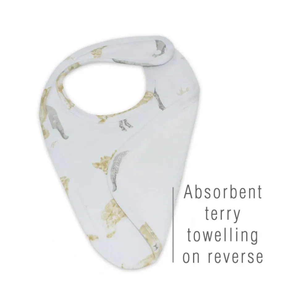 Living Textiles 2-pack Baby Bibs - Savanna Babies
