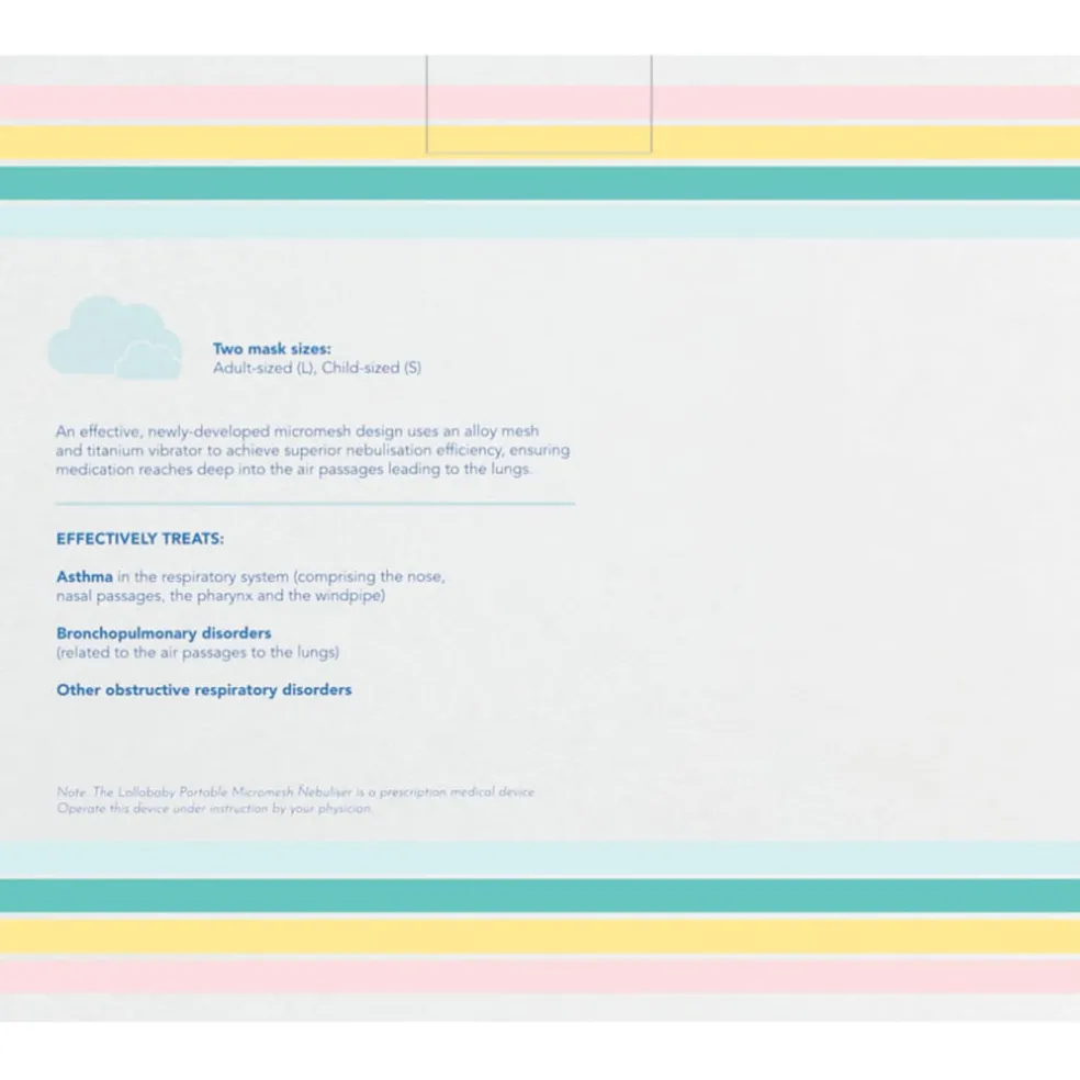 Lollababy Portable Micromesh Nebulizer