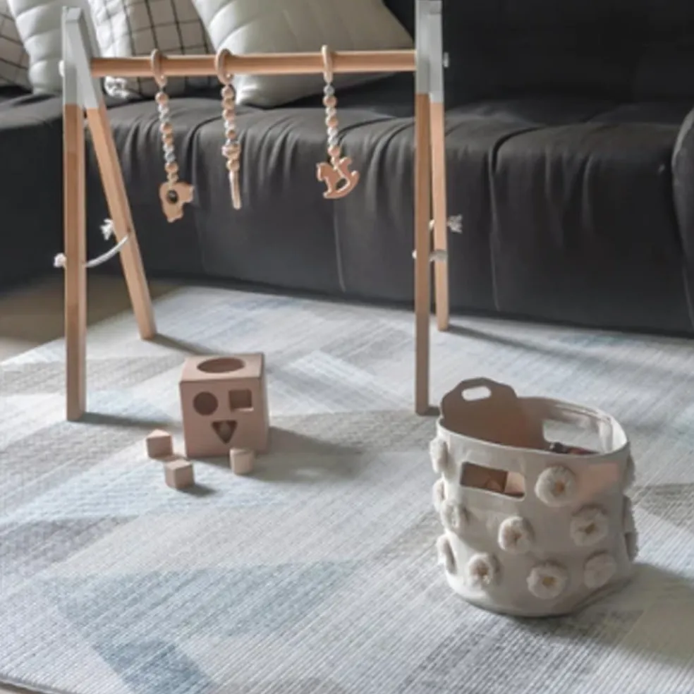 Lollibly Snow Dune/Terrazzo Play Mat - 200x140cm