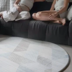 Lollibly Snow Dune/Terrazzo Play Mat - Round 140cm