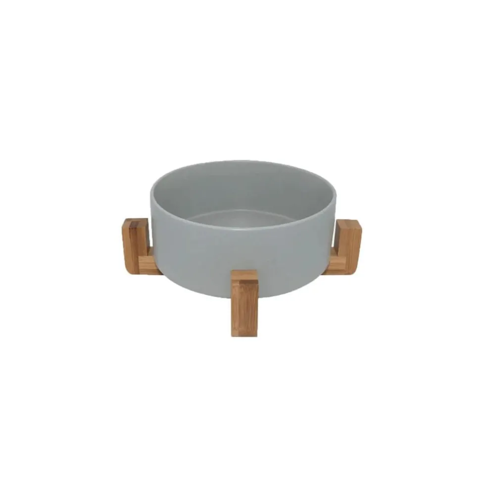 Louie Living Ceramic Pet Bowl With Stand