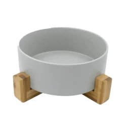 Louie Living Ceramic Pet Bowl With Stand