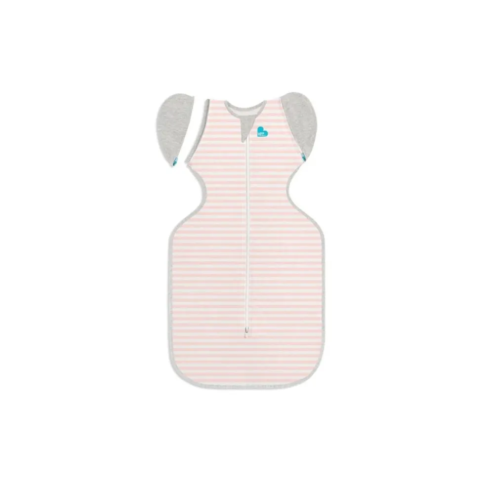 Love to Dream Swaddle UP Transition Bag Original 1.0 TOG - Dusty Pink/Stripe