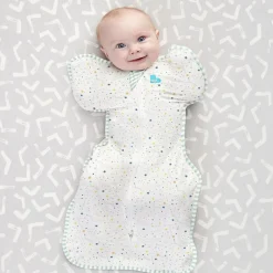 Love to Dream Swaddle UP Organic Lite - Cream Stardust