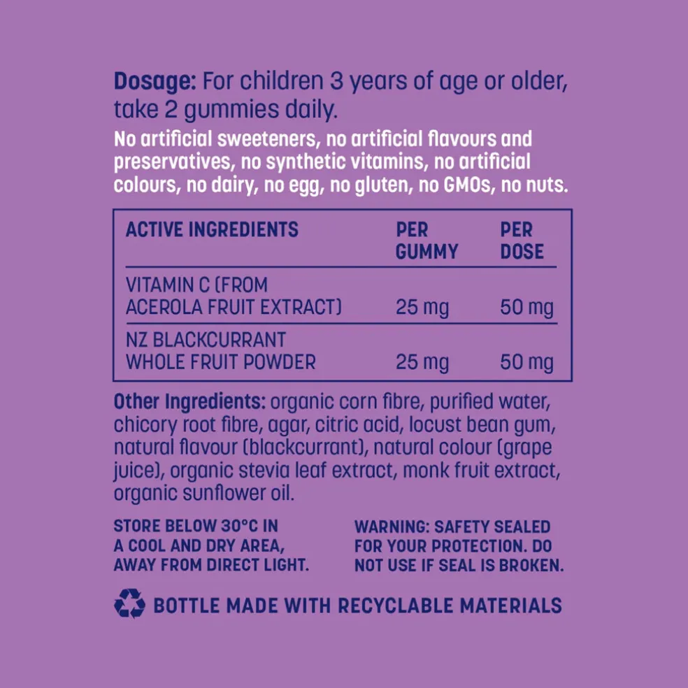 MadeFrom All Natural Vitamin C Gummies for Kids