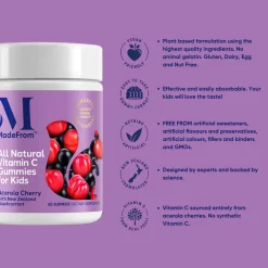 MadeFrom All Natural Vitamin C Gummies for Kids