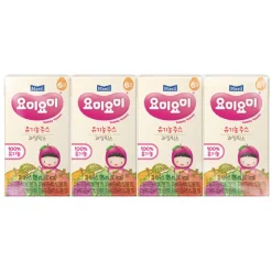 Maeil Yommy Yommy Organic Juice (125ml x 4)