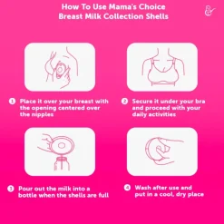 Mama's Choice Breast Milk Collection Shells