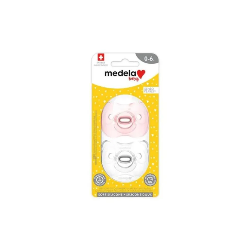 Medela Baby Pacifier Soft Silicone - Girl Duo