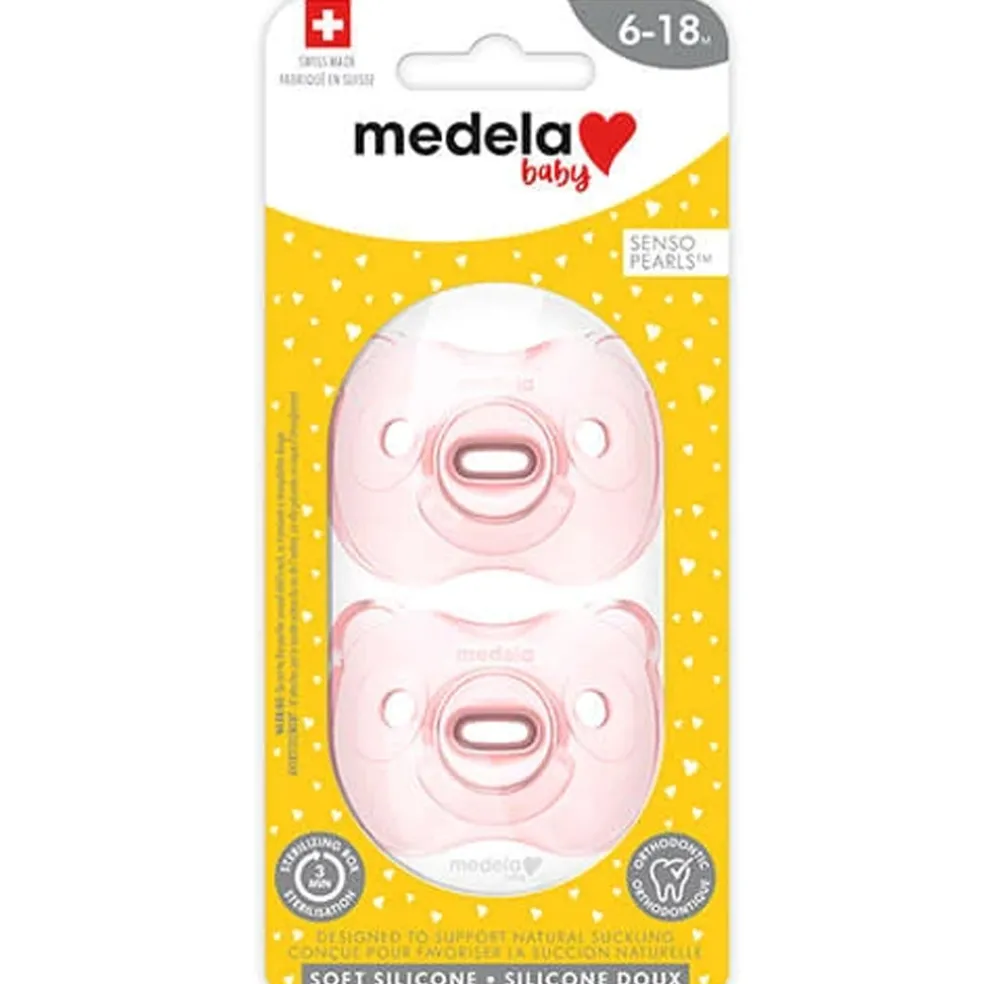 Medela Baby Pacifier Soft Silicone - Girl Duo