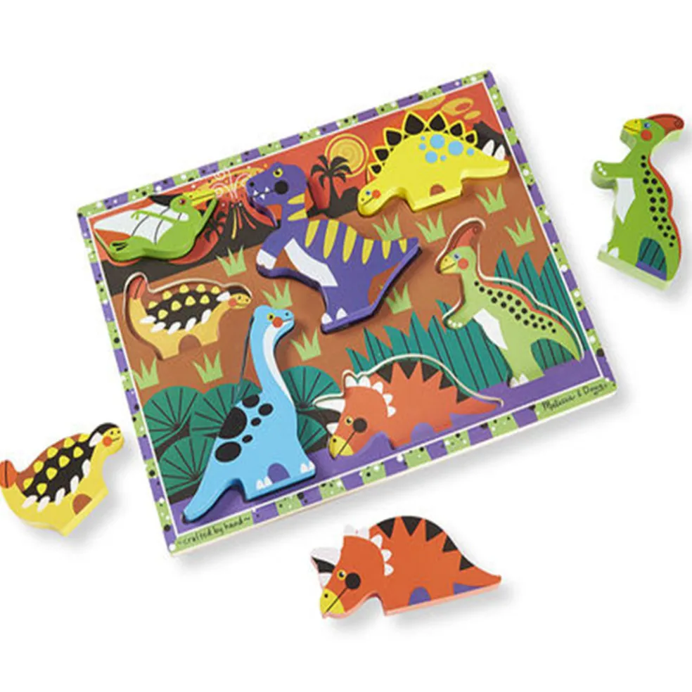 Melissa & Doug Chunky Puzzle 7pcs - Dinosaur