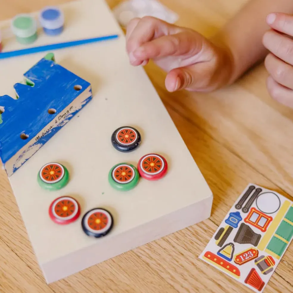 Melissa & Doug Created by Me! Train Wooden Craft Kit