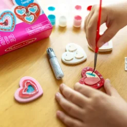 Melissa & Doug Created by Me! Heart Magnets Wooden Craft Kit