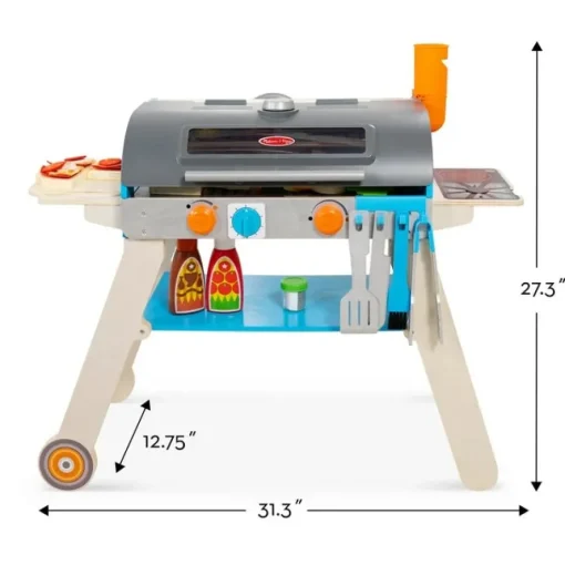 Melissa & Doug Deluxe Grill & Pizza Oven Play Set