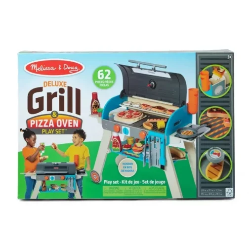 Melissa & Doug Deluxe Grill & Pizza Oven Play Set