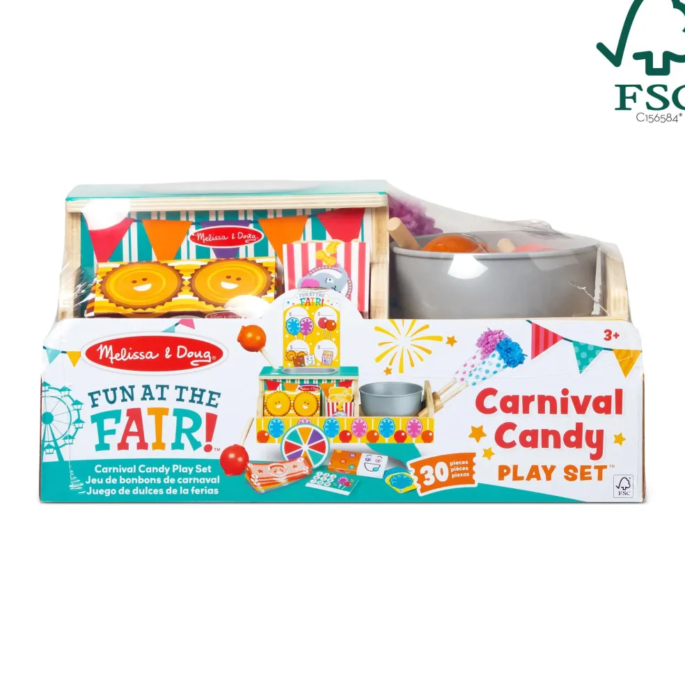 Melissa & Doug Fun at the Fair! Carnival Candy Play Set