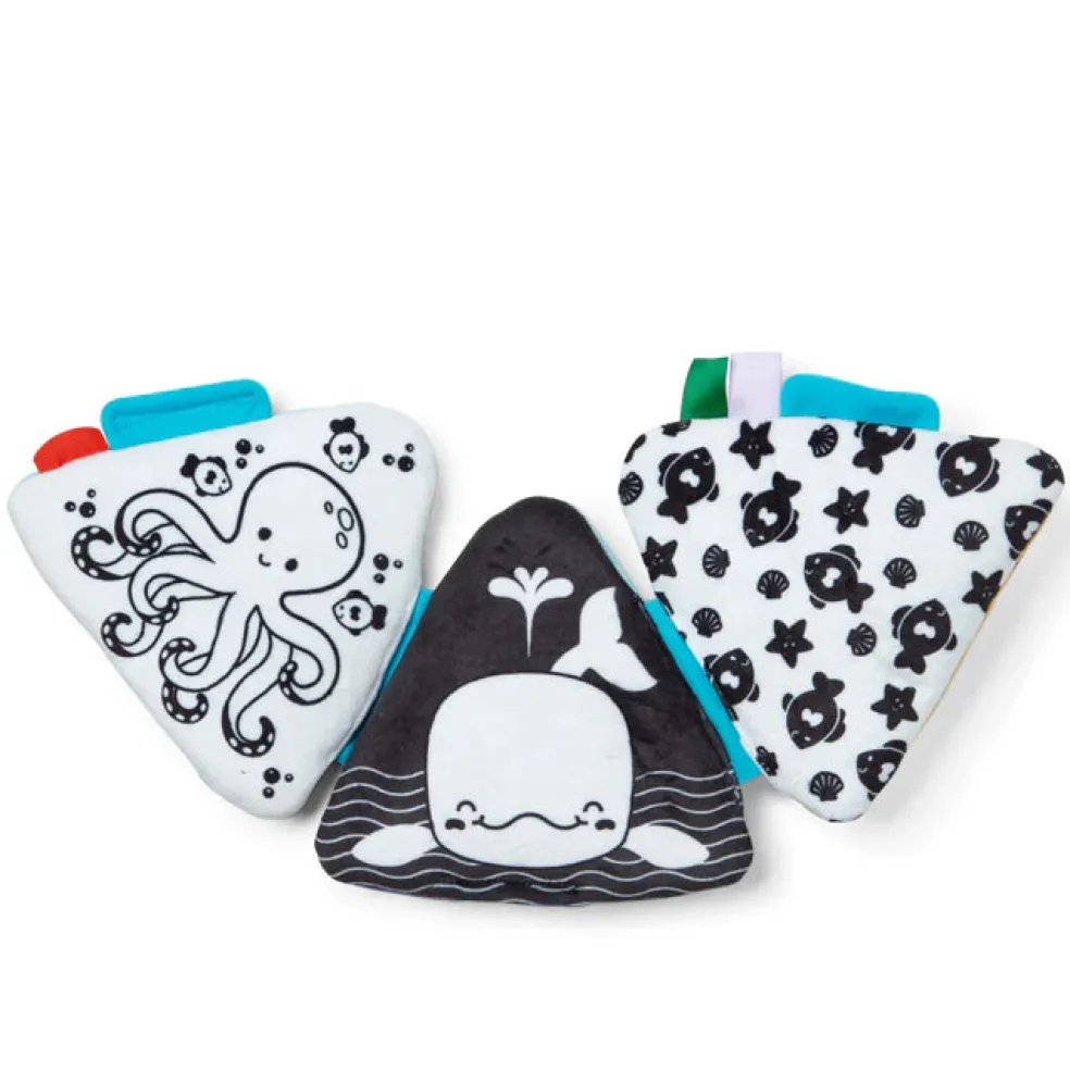 Melissa & Doug Ocean Tummy Time Triangle Baby Toy