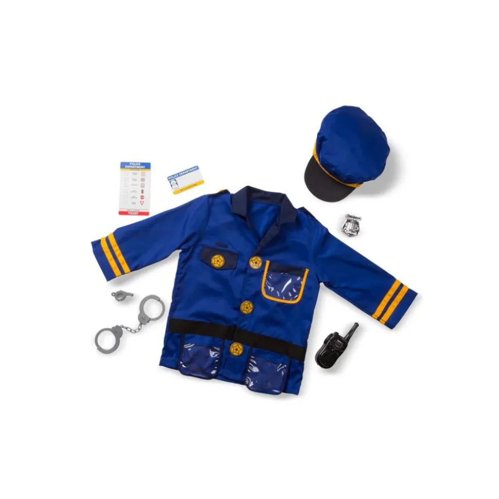 Melissa & Doug Police Officer Role Play Costume Set