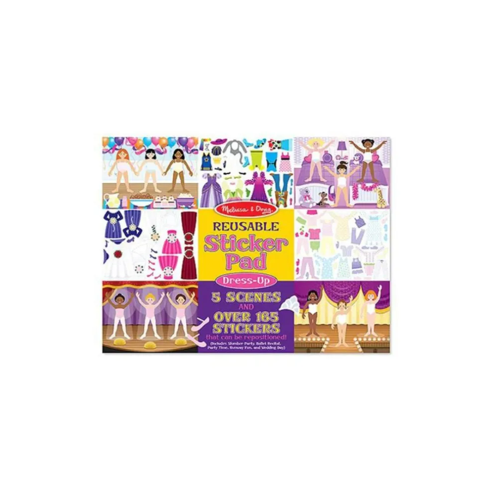 Melissa & Doug Reusable Sticker Pad - Dress-Up