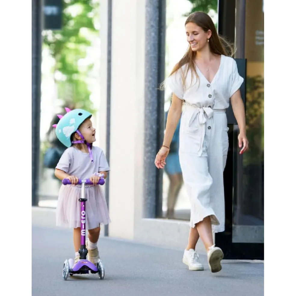 Micro Scooter Mini Deluxe Foldable with LED Wheels