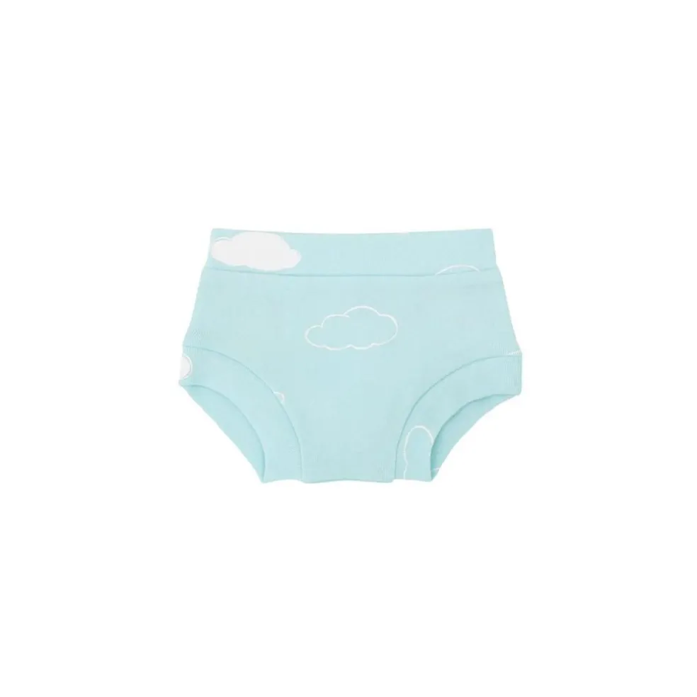 Motherswork x Le Petit Society Baby Organic Boxer Shorts in Cloud Print