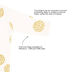 Motherswork x Le Petit Society Baby Organic Zip Sleepsuit in Dandelion Print