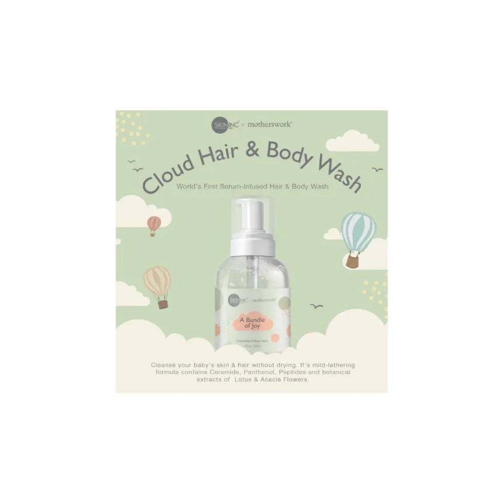 Motherswork x Skin Inc A Bundle Of Joy Cloud Hair & Body Wash