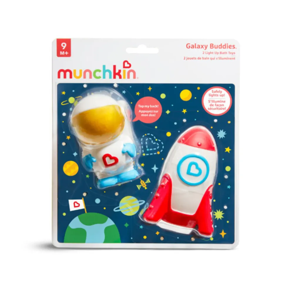 Munchkin Galaxy Buddies Light Up Bath Toy, 2pk