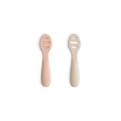 Mushie First Feeding Baby Spoons 2-Pack
