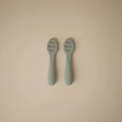 Mushie First Feeding Baby Spoons 2-Pack