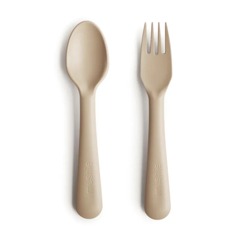 Mushie Fork and Spoon Set