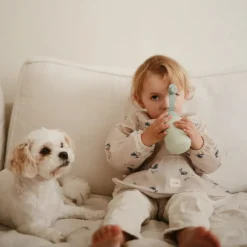 Mushie Long Sleeve Bib