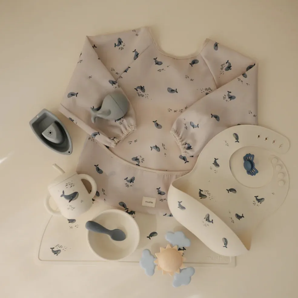 Mushie Long Sleeve Bib