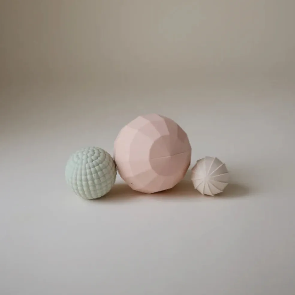 Mushie Nesting Spheres Sensory Toy (Set of 3)
