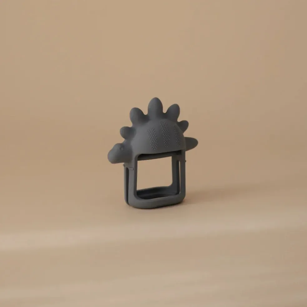 Mushie No-Drop Dino Teether