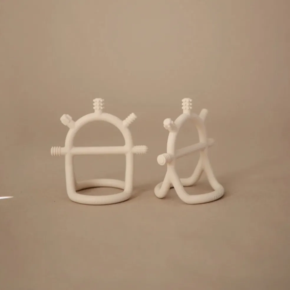 Mushie No-Drop Sensory Teether