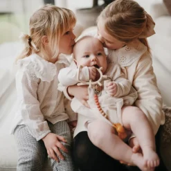 Mushie No-Drop Sensory Teether